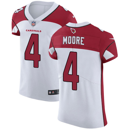 Cardinals #4 Rondale Moore White Men's Stitched New Elite Jersey