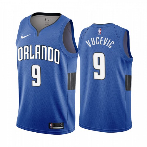 Orlando Magic #9 Nikola Vucevic Blue 2019-20 Statement Edition Jersey Mens