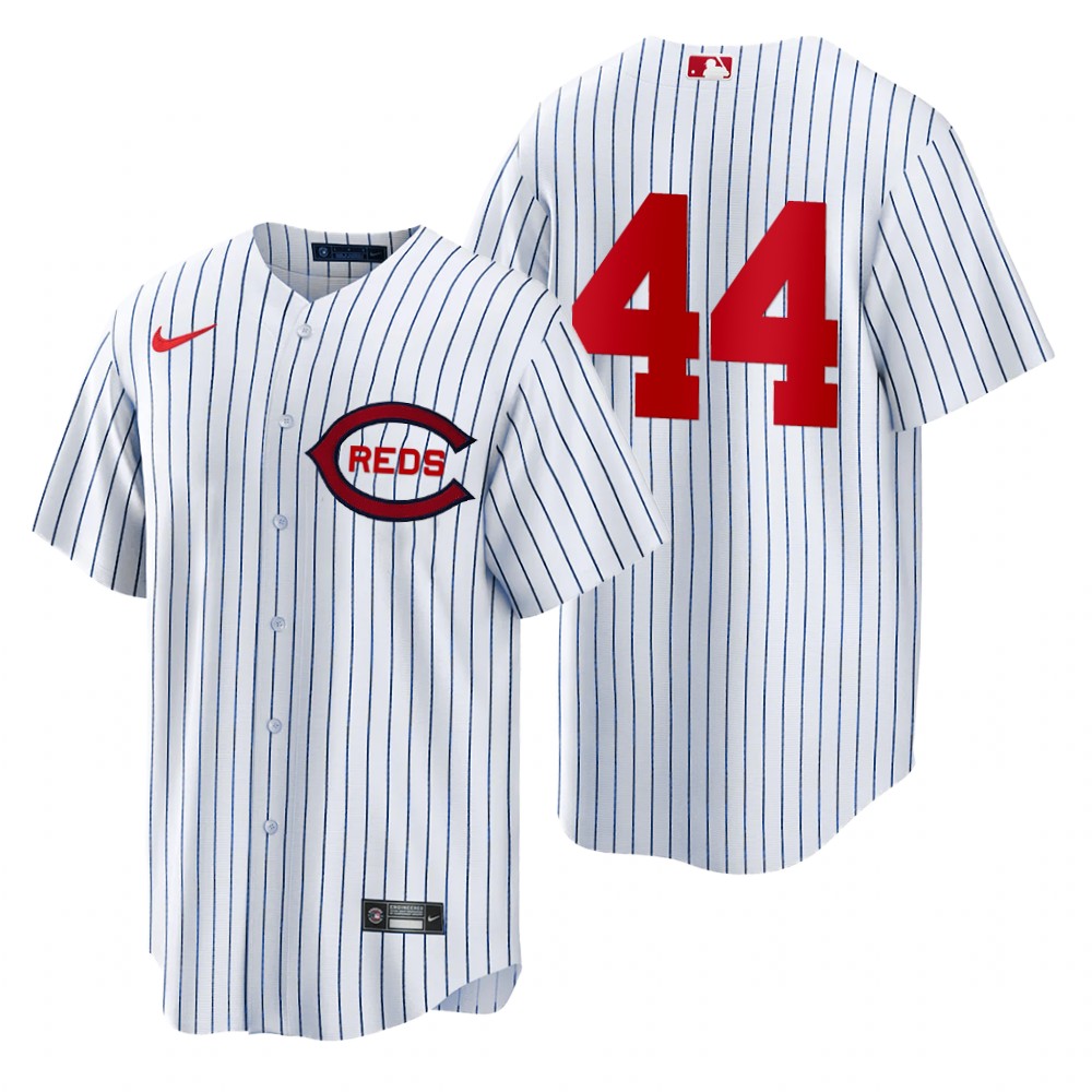 Cincinnati Reds #44 Aristides Aquino Men's 2022 Field Of Dreams Game Jersey - White