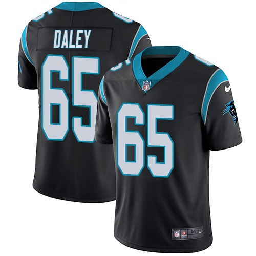 Carolina Panthers #65 Dennis Daley Black Team Color Youth Stitched Vapor Untouchable Limited Jersey Youth