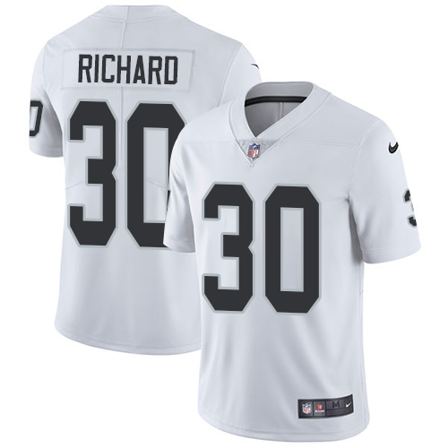 Las Vegas Raiders #30 Jalen Richard White Men's Stitched Vapor Untouchable Limited Jersey Men's