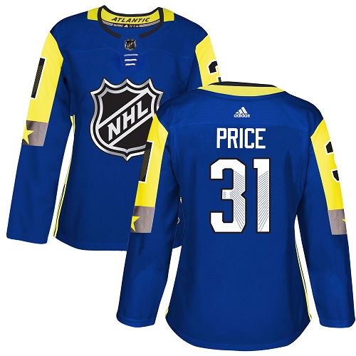 Adidas Montreal Canadiens #31 Carey Price Royal 2018 All-Star Atlantic Division Authentic Women's Stitched Jersey Womens