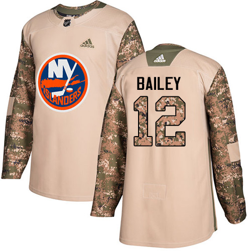 Adidas New York Islanders #12 Josh Bailey Camo Authentic 2017 Veterans Day Stitched Jersey Men's