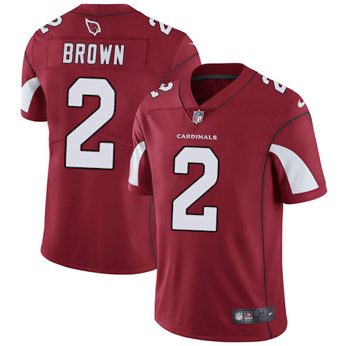 Cardinals #2 Marquise Brown Red Team Color Men's Stitched Vapor Untouchable Limited Jersey