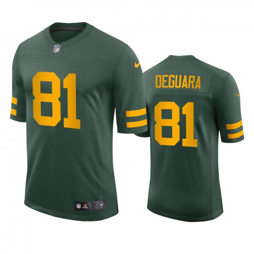 Green Bay Green Bay Packers #81 Josiah Deguara Men's Alternate Vapor Limited Player Jersey - Green Men's