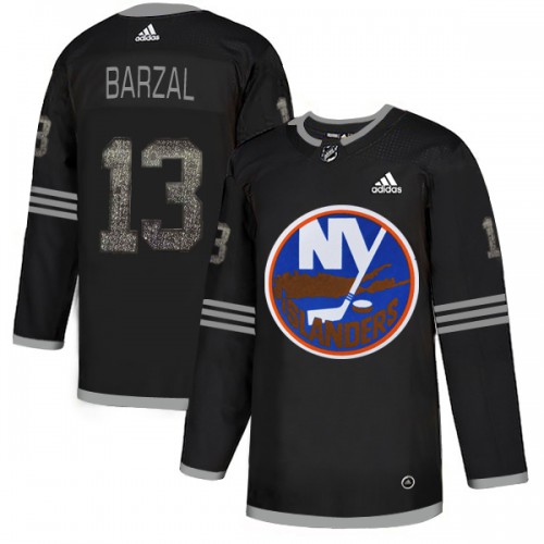 Adidas New York Islanders #13 Mathew Barzal Black Authentic Classic Stitched Jersey Men's
