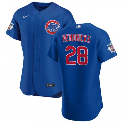 Chicago Chicago Cubs #28 Kyle Hendricks Men's Royal Alternate 2020 Authentic Player Jersey Men's