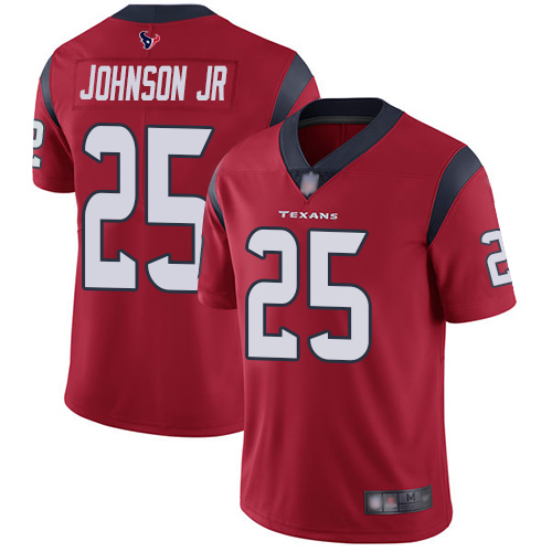 Houston Texans #25 Duke Johnson Jr Red Alternate Men's Stitched Vapor Untouchable Limited Jersey Men's