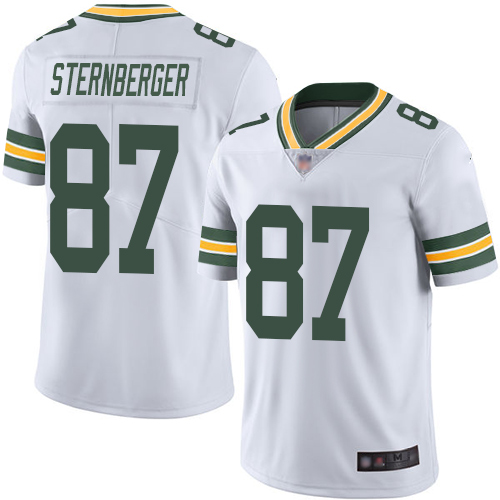 Green Bay Packers #87 Jace Sternberger White Men's Stitched Vapor Untouchable Limited Jersey Men's
