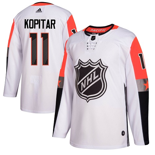 Adidas Los Angeles Kings #11 Anze Kopitar White 2018 All-Star Pacific Division Authentic Stitched Jersey Men's
