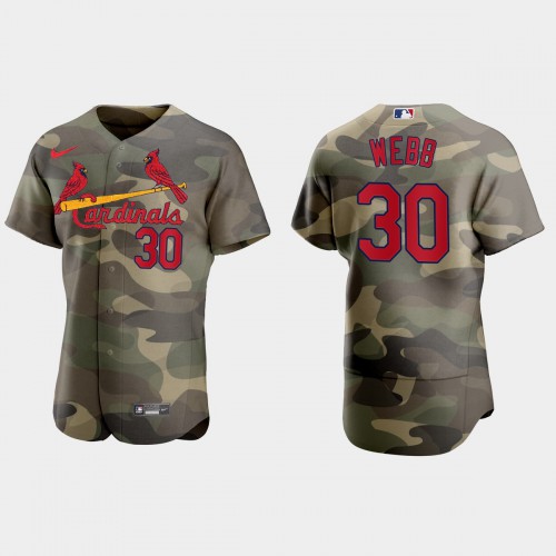 St.Louis St.Louis Cardinals #30 Tyler Webb Men's 2021 Armed Forces Day Authentic Jersey -Camo Men's