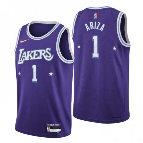 Los Angeles Los Angeles Lakers #1 Trevor Ariza Mens Purple 2021/22 Swingman Jersey - City Edition Mens