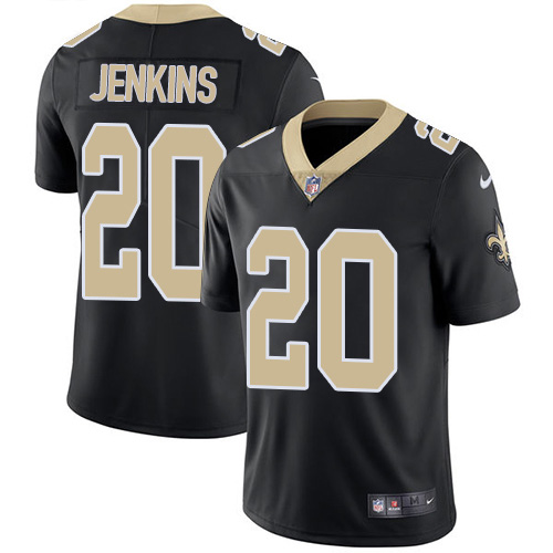 New Orleans Saints #20 Janoris Jenkins Black Team Color Youth Stitched Vapor Untouchable Limited Jersey Youth