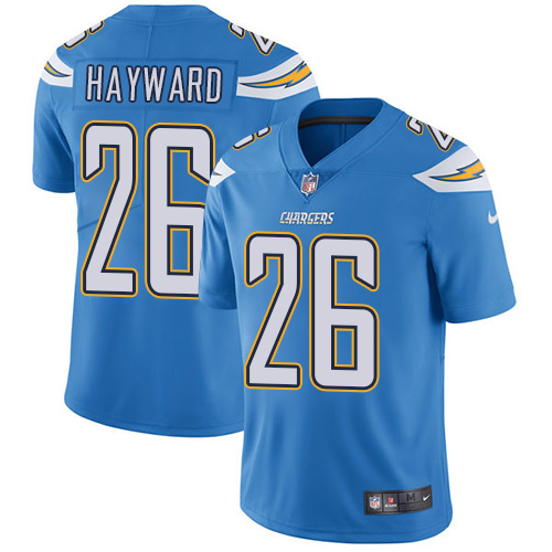 Los Angeles Chargers #26 Casey Hayward Electric Blue Alternate Men's Stitched Vapor Untouchable Limited Jersey Men's