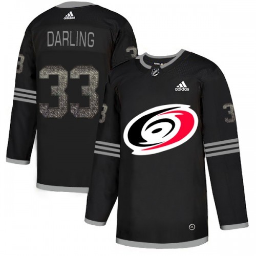 Adidas Carolina Hurricanes #33 Scott Darling Black Authentic Classic Stitched Jersey Men's