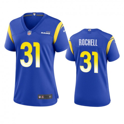 Los Angeles Los Angeles Rams #31 Robert Rochell Women's Game Jersey - Royal Womens