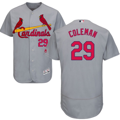 St.Louis Cardinals #29 Vince Coleman Grey Flexbase Authentic Collection Stitched Jersey Men's