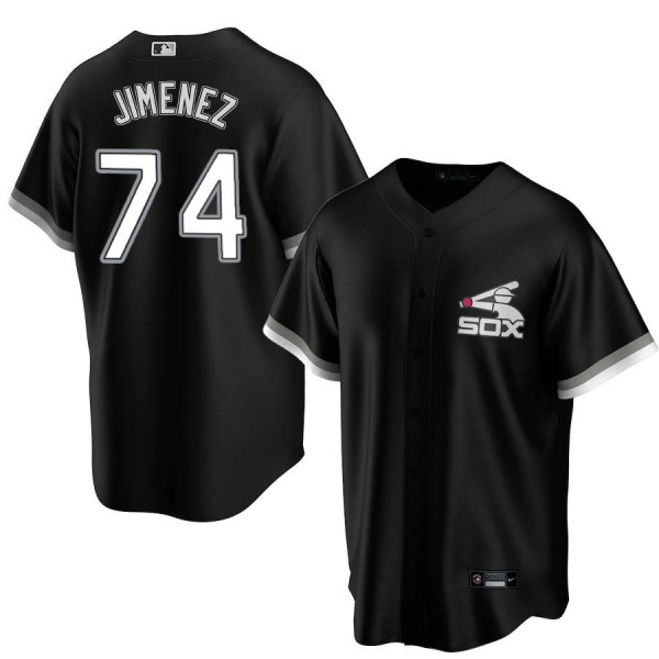 Men's Youth Women's Chicago White Sox 74 Replica Black 2020 Eloy Jimenez Jersey