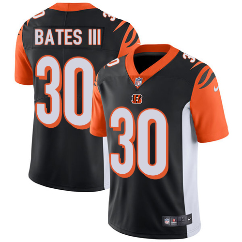 Bengals #30 Jessie Bates III Black Team Color Men's Stitched Vapor Untouchable Limited Jersey