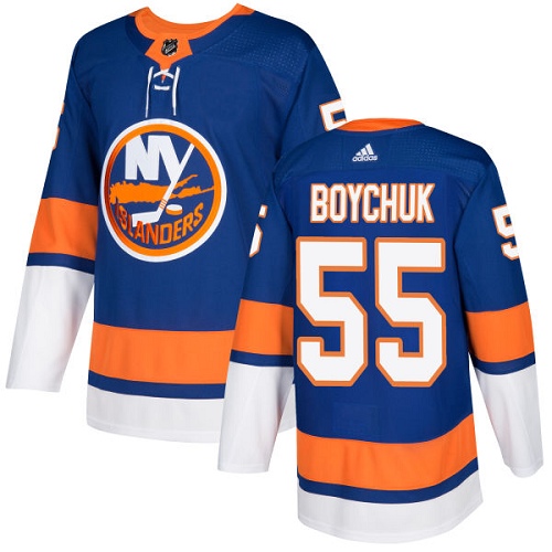 Adidas New York Islanders #55 Johnny Boychuk Royal Blue Home Authentic Stitched Youth Jersey Youth
