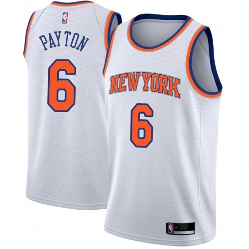 New York Knicks #6 Elfrid Payton White Youth Swingman Association Edition Jersey Youth