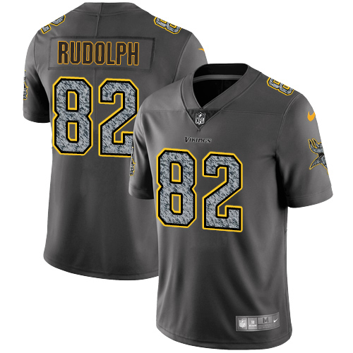 Minnesota Vikings #82 Kyle Rudolph Gray Static Youth Stitched Vapor Untouchable Limited Jersey Youth