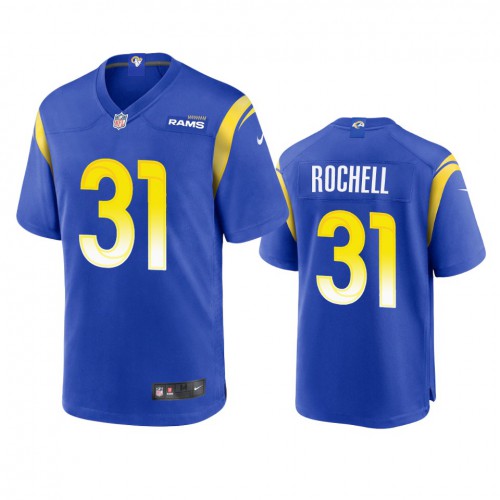 Los Angeles Los Angeles Rams #31 Robert Rochell Men's Game Jersey - Royal Men's