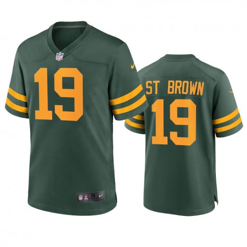 Green Bay Green Bay Packers #19 Equanimeous St. Brown Men's Alternate Game Player Jersey - Green Men's