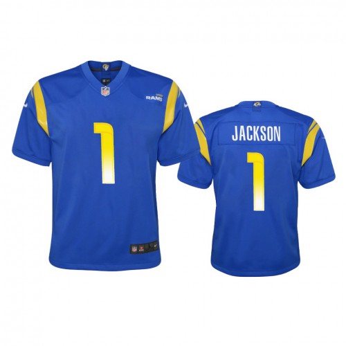 Los Angeles Los Angeles Rams #1 Desean Jackson Youth Game Jersey - Royal Youth