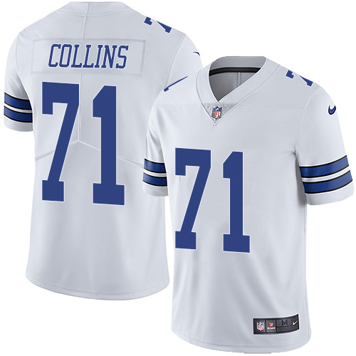 Dallas Cowboys #71 La'el Collins White Men's Stitched Vapor Untouchable Limited Jersey Men's