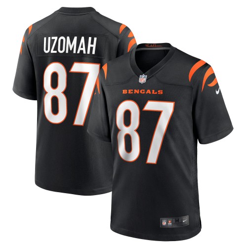 Cincinnati Cincinnati Bengals #87 C.J. Uzomah Black Alternate Game Jersey Men's