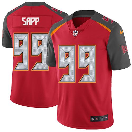 Tampa Bay Buccaneers #99 Warren Sapp Red Team Color Youth Stitched Vapor Untouchable Limited Jersey Youth