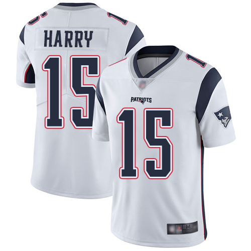 New England Patriots #15 N'Keal Harry White Youth Stitched Vapor Untouchable Limited Jersey Youth