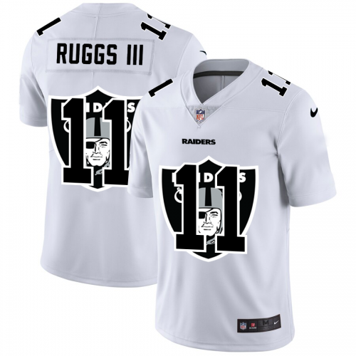 Las Vegas Las Vegas Raiders #11 Henry Ruggs III White Men's Team Logo Dual Overlap Limited Jersey Men's