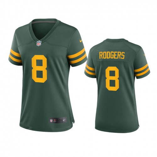 Green Bay Green Bay Packers #8 Amari Rodgers Women's Alternate Game Player Jersey - Green Womens