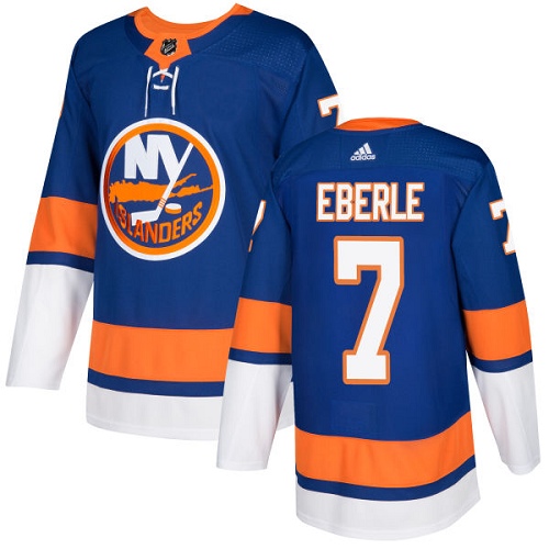 Adidas New York Islanders #7 Jordan Eberle Royal Blue Home Authentic Stitched Jersey Men's