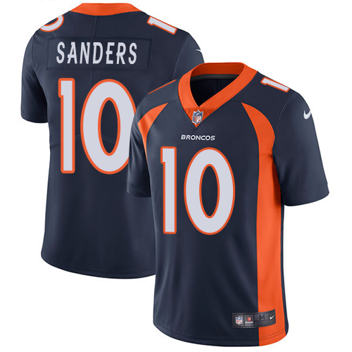 Denver Broncos #10 Emmanuel Sanders Blue Alternate Youth Stitched Vapor Untouchable Limited Jersey Youth