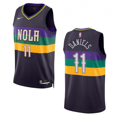 New Orleans New Orleans Pelicans #11 Dyson Daniels Unisex Purple 2022-23 Swingman Jersey - City Edition Mens