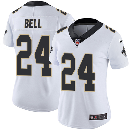 New Orleans Saints #24 Vonn Bell White Women's Stitched Vapor Untouchable Limited Jersey Womens