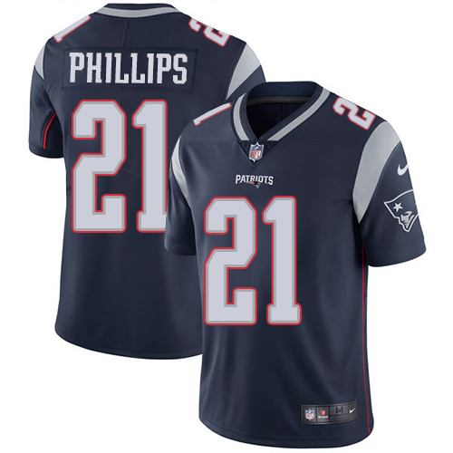 New England Patriots #21 Adrian Phillips Navy Blue Team Color Men's Stitched Vapor Untouchable Limited Jersey Men's