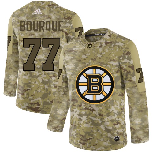 Adidas Boston Bruins #77 Ray Bourque Camo Authentic Stitched Jersey Men's