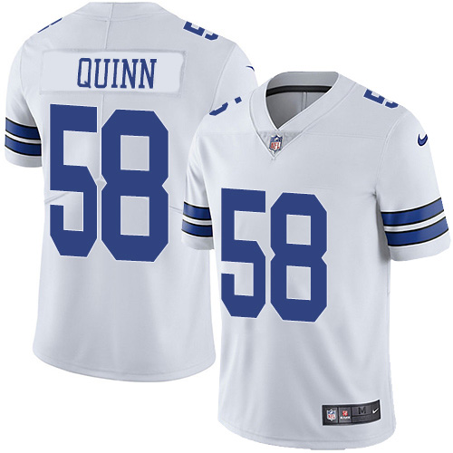 Dallas Cowboys #58 Robert Quinn White Men's Stitched Vapor Untouchable Limited Jersey Men's