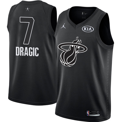 Miami Heat #7 Goran Dragic Black Youth Jordan Swingman 2018 All-Star Game Jersey Youth