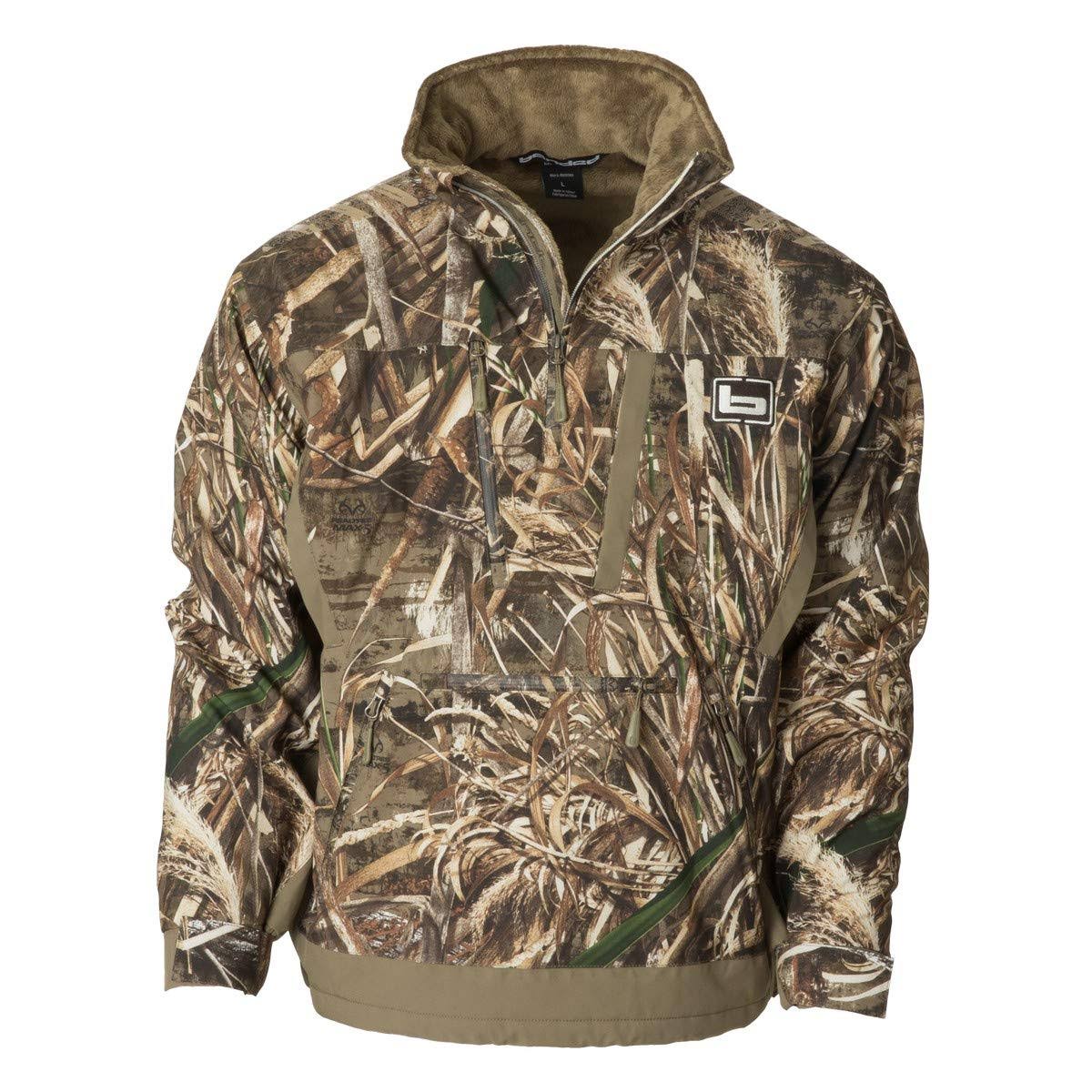Banded Gear Mens Stretchapeake Insulated 1/4 Zip Camo Pullover