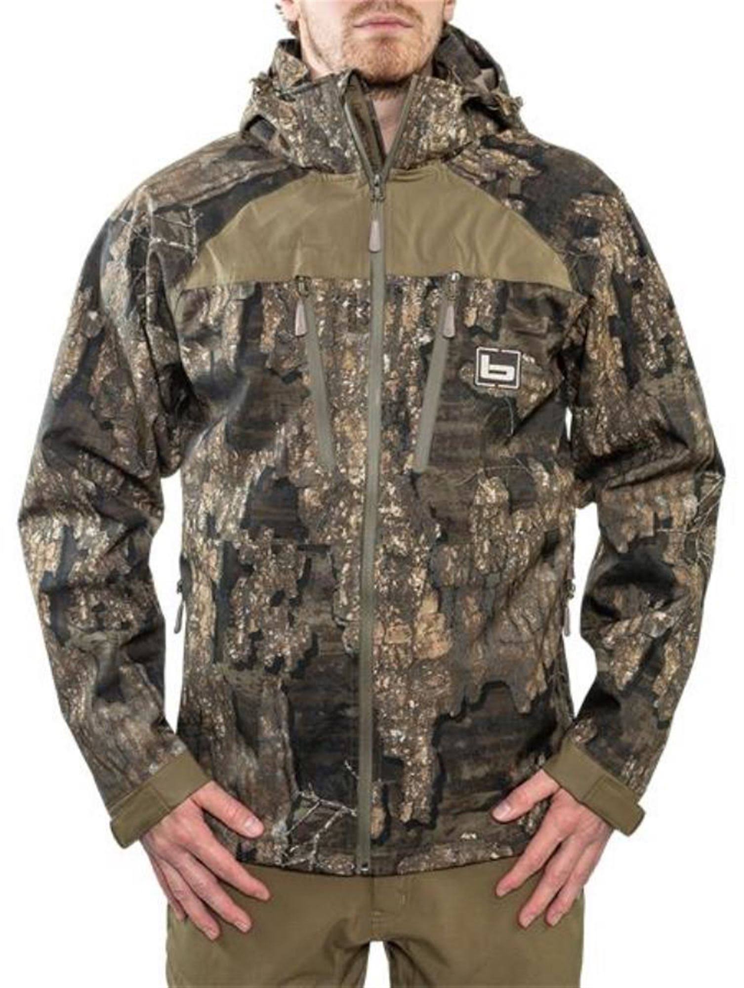 Banded Feather Stretch Shell Jacket