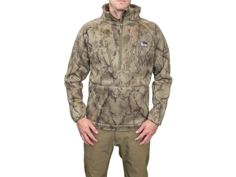 Banded Heavy Tec Fleece 1/2 Zip Pullover - Men's Natural Gear Extra Small B1010026-NG-XS