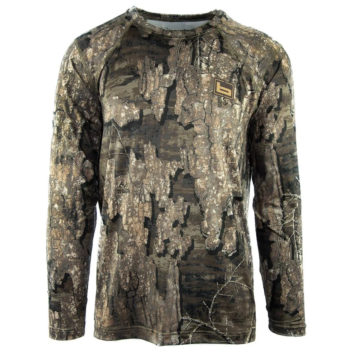 Banded Tech Stalker Mock Shirt Realtree Timber Small