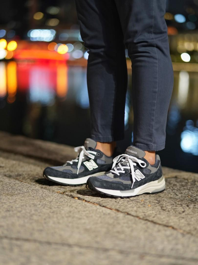 New Balance 992 Navy Grey