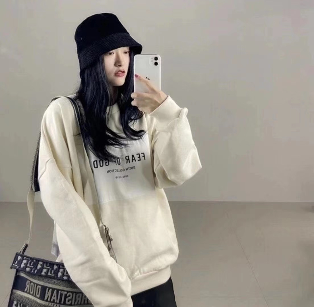 FEAR OF GOD PATCH LOGO CREW SWEAT