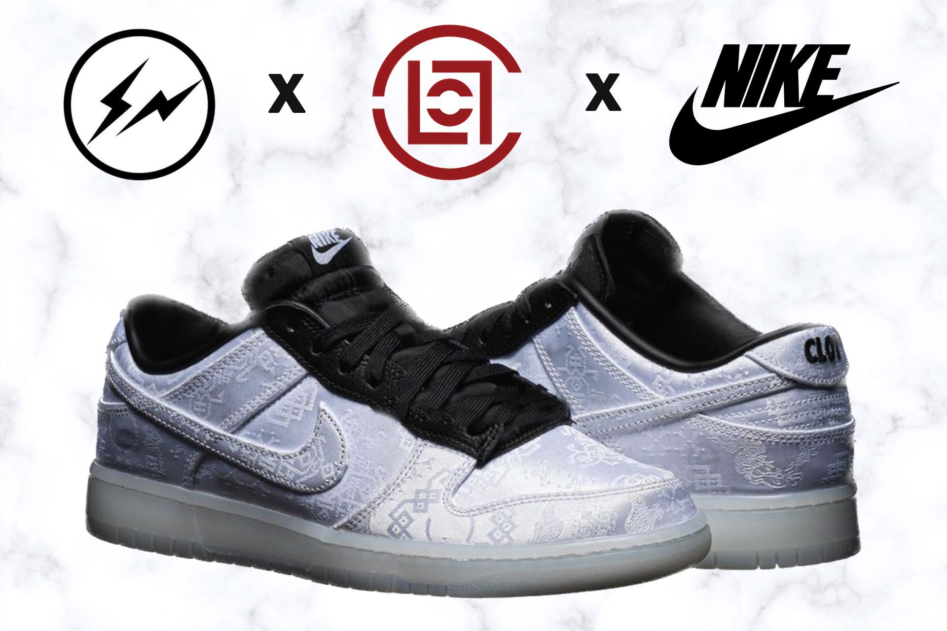 Nike Dunk Low x Fragment Design x Clot